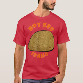 アイダホ州の地図アイダホ州アイダホ州を見る Tシャツ