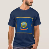 アイダホ州の旗ステッカー Tシャツ (正面)