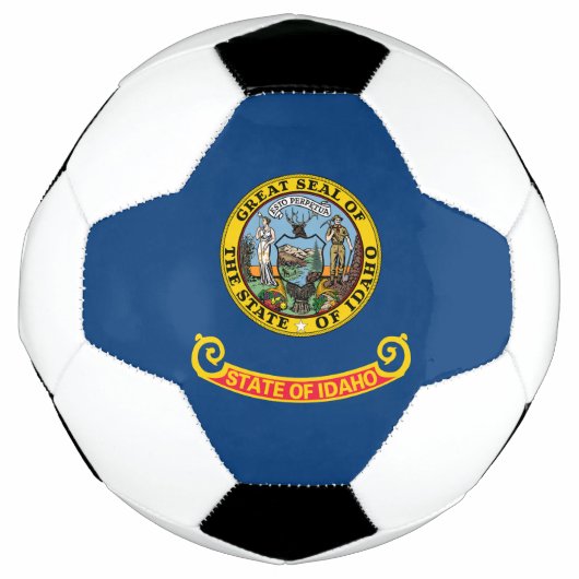 アイダホ州の旗 サッカーボール (正面)