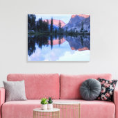 アイダホ州の鋸歯野原。アメリカ。積雲 キャンバスプリント (インサイチュ (リビング))