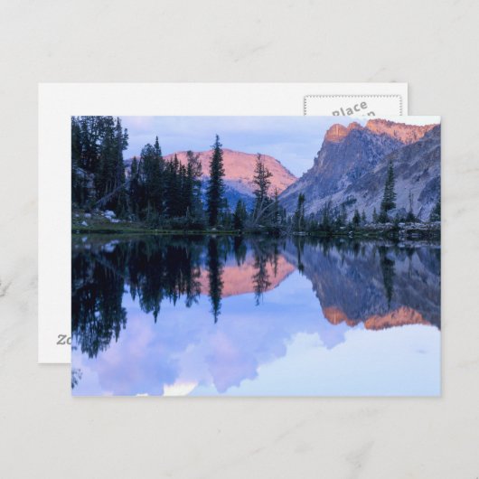 アイダホ州の鋸歯野原。アメリカ。積雲 ポストカード (正面/裏面)