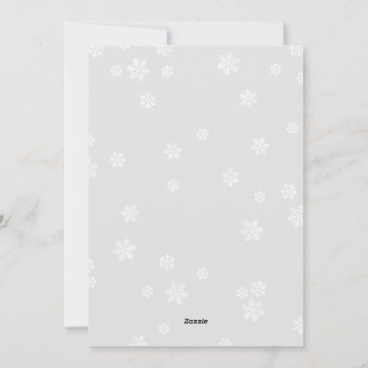 アイダホ州の2枚の写真で楽しいクリスマス シーズンカード (裏面)