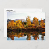 アイダホ州カタルドーの近くのクーデアレン川。 ポストカード (正面/裏面)