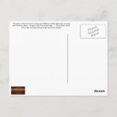 アイダホ州クラークフォーク付近の葉書~山嵐の湖 ポストカード (裏面)