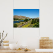 アイダホ州クリアウォーター・リバーとBG&CM鉄道線路 ポスター (キッチン)