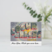 アイダホ州コーダレンからのご挨拶 ポストカード (スタンド正面)