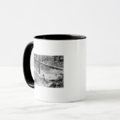 アイダホ州サンダーマウンテンのデューイ金ゴールド鉱山 マグカップ (正面左)