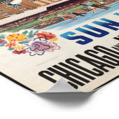 アイダホ州サンバレーのヴィンテージ旅行ポスター ポスター (角)