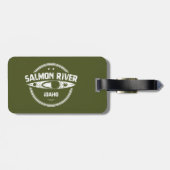 アイダホ州サーモン川 ラゲッジタグ (裏面横)