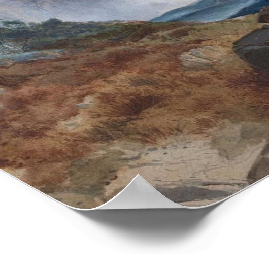 アイダホ州ショシェーン秋by Thomas Moranプリント ポスター (角)