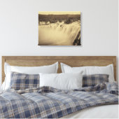 アイダホ州ショショーン秋 キャンバスプリント (インサイチュ (寝室))