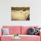 アイダホ州ショショーン秋 キャンバスプリント (インサイチュ (リビング))