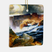 アイダホ州スネーク滝 セラミックオーナメント (右)
