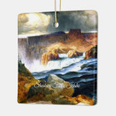 アイダホ州スネーク滝 セラミックオーナメント (左)