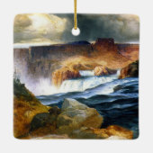 アイダホ州スネーク滝 セラミックオーナメント (裏面)