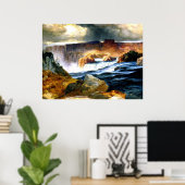 アイダホ州スネーク滝 ポスター (ホームオフィス)