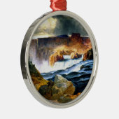 アイダホ州スネーク滝 メタルオーナメント (右)