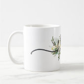 アイダホ州パーソナライズされたユアホームシティ素朴 コーヒーマグカップ (左)