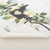 アイダホ州パーソナライズされたユアホームシティ素朴 シェルパブランケット (3/4)