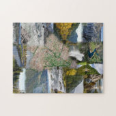 アイダホ州フォトコラージュ13イメージジグソーパズル ジグソーパズル (横)