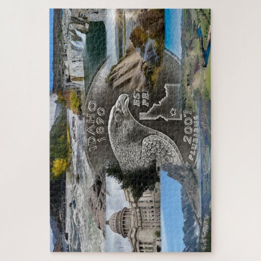 アイダホ州フォトコラージュ9写真ジグソーパズル ジグソーパズル (縦)