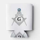 アイダホ州フリーメーソンロッジ 缶クーラー (裏面)