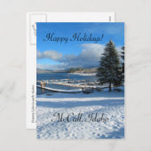 アイダホ州マッコールからのホリデーグリーティング シーズンポストカード (正面/裏面)
