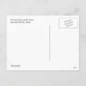 アイダホ州マッコールからのホリデーグリーティング シーズンポストカード (裏面)