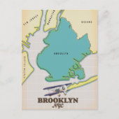 アイダホ州レムヒ郡の地図はがき ポストカード (正面)