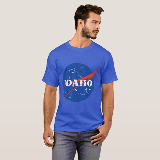 アイダホ州出身の宇宙飛行士 Tシャツ (正面フル)