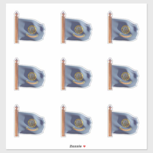 アイダホ州国旗 シール (シート)