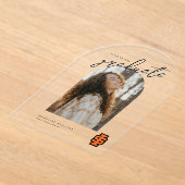 アイダホ州大はっきりした学ベンガルのロゴ アクリル招待状 (レイダウン)