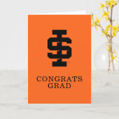 アイダホ州大はっきりした学ベンガルのロゴ カード (黄色い花)