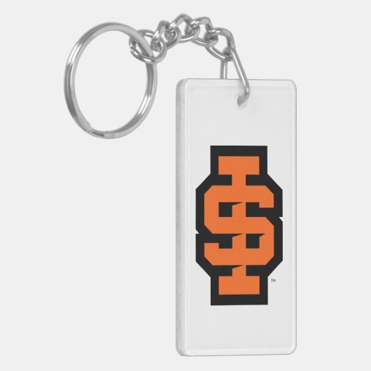 アイダホ州大はっきりした学ベンガルのロゴ キーホルダー (正面左)