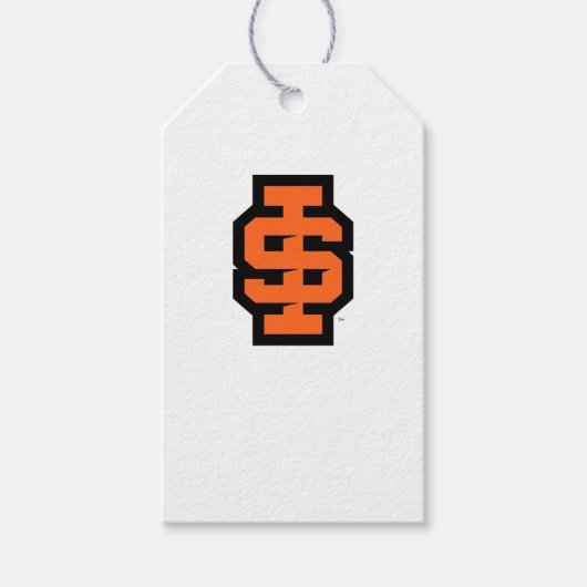 アイダホ州大はっきりした学ベンガルのロゴ ギフトタグ (正面)