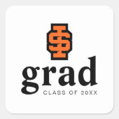 アイダホ州大はっきりした学ベンガルのロゴ スクエアシール (正面)