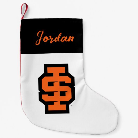 アイダホ州大はっきりした学ベンガルのロゴ スモールクリスマスストッキング (正面)