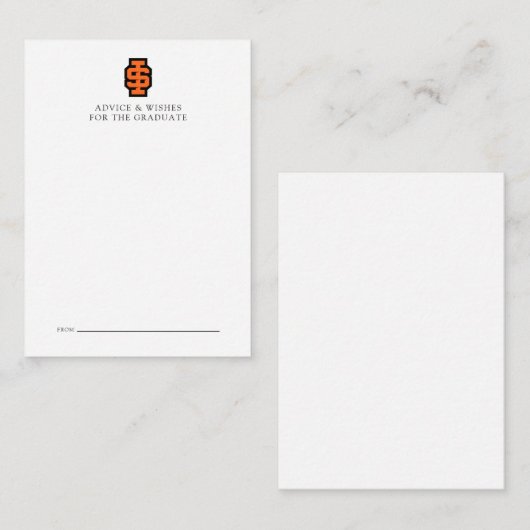 アイダホ州大はっきりした学ベンガルのロゴ ノートカード (正面/裏面)