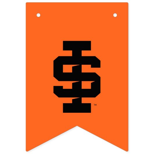 アイダホ州大はっきりした学ベンガルのロゴ バンティングフラッグ (第1の旗)