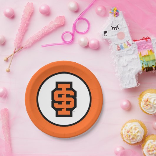 アイダホ州大はっきりした学ベンガルのロゴ ペーパープレート (パーティー)