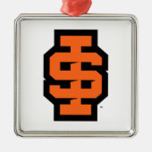 アイダホ州大はっきりした学ベンガルのロゴ メタルオーナメント (正面)