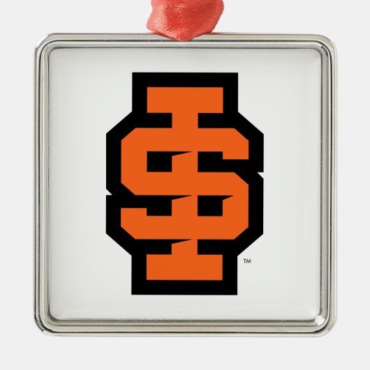 アイダホ州大はっきりした学ベンガルのロゴ メタルオーナメント (正面)