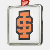 アイダホ州大はっきりした学ベンガルのロゴ メタルオーナメント (左)
