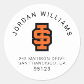 アイダホ州大はっきりした学ベンガルのロゴ ラウンドシール (正面)