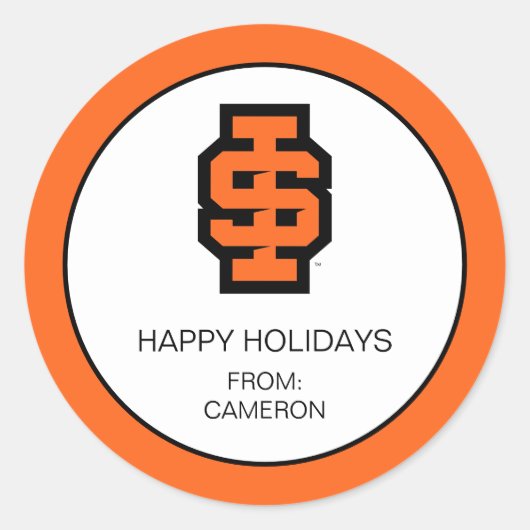 アイダホ州大はっきりした学ベンガルのロゴ ラウンドシール (正面)