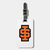 アイダホ州大はっきりした学ベンガルのロゴ ラゲッジタグ (正面縦)