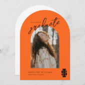 アイダホ州大はっきりした学ベンガルのロゴ 招待状 (正面/裏面)