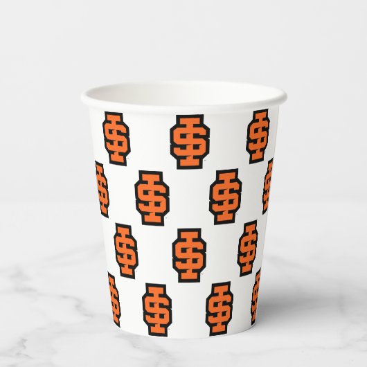 アイダホ州大はっきりした学ベンガルのロゴ 紙コップ (裏面)