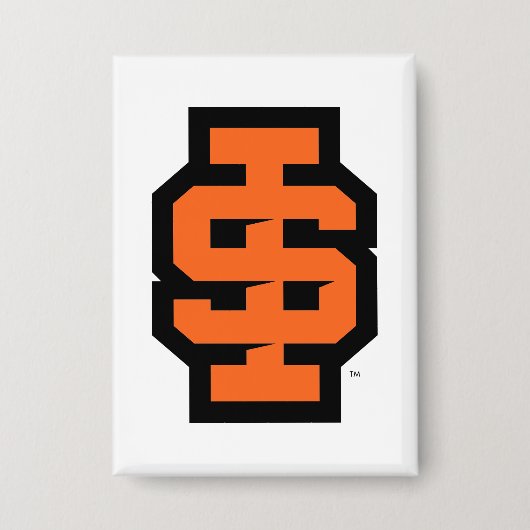 アイダホ州大はっきりした学ベンガルのロゴ 缶バッジ (正面)