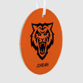 アイダホ州大学ベンガールズスピリットデザイン オーナメント (正面)